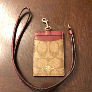 Coach lanyard